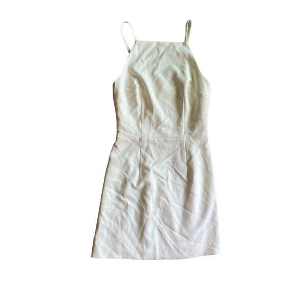 French Connection Whisper Light Square Neck Dress White Size 0 - Picture 12 of 14